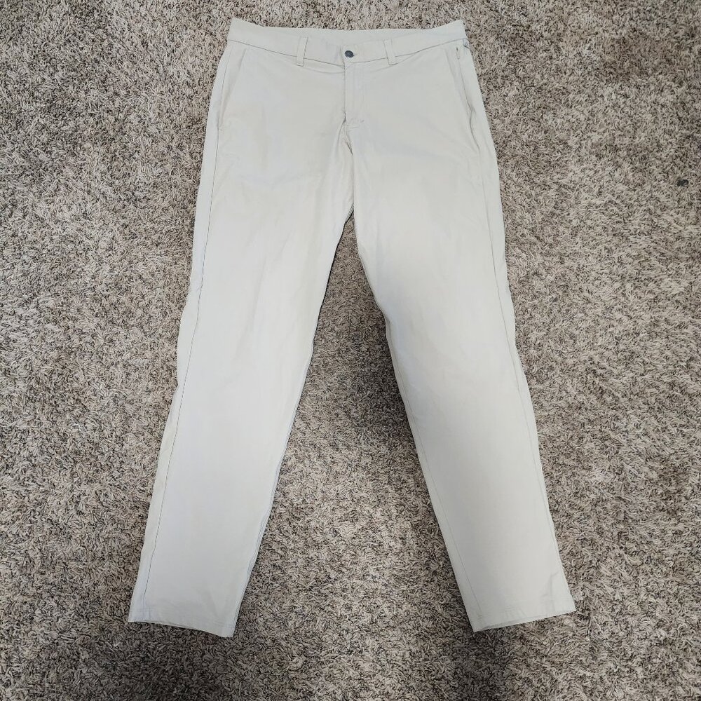 Men's Lululemon Beige Fit Trouser Pants size 36